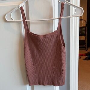 Abercrombie & Fitch Ribbed Camisole - Brown